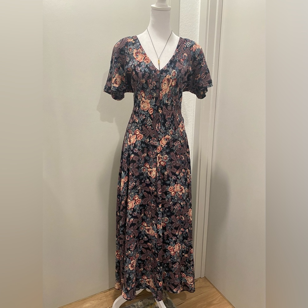 “Winter” Floral Dress